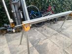 Dewalt DE7023 onderstel afkortzaag met steunen, Doe-het-zelf en Verbouw, Ophalen, Gebruikt, 170 cm of meer, Inklapbaar