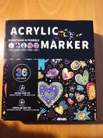 Acryl Markers - 36 Kleuren, Hobby en Vrije tijd, Schilderen, Ophalen of Verzenden, Nieuw, Acrylverf