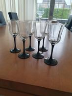 6 luxe wijnglazen, Ophalen of Verzenden, Zo goed als nieuw, Overige typen