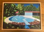 Hiroshi Nagai Zwembad baklijkst JUNIQE (kleine beschadiging), Ophalen of Verzenden