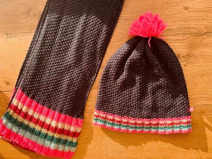 Super mooie sjaal en muts, LEBIG!, Kinderen en Baby's, Kinderkleding | Mutsen, Sjaals en Handschoenen, Zo goed als nieuw, Setje