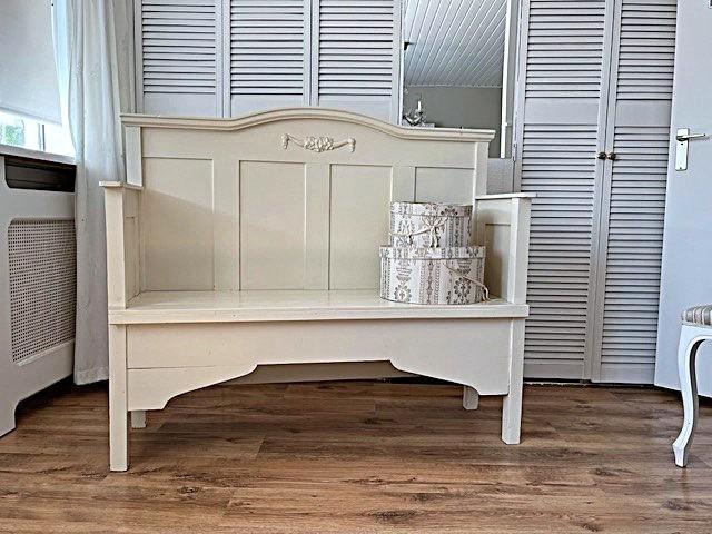 Oude Bedbank, Halbank, Antiek en Kunst, Curiosa en Brocante, Ophalen