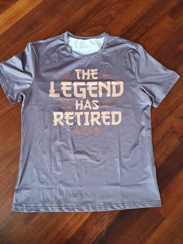 T-Shirt The legend has retired  Maat M beschikbaar voor biedingen