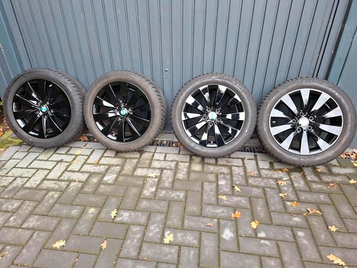BMW 3-4 serie 17 inch winterwielen zwart ET 37, Auto-onderdelen, Banden en Velgen, Banden en Velgen, Winterbanden, 17 inch, 225 mm