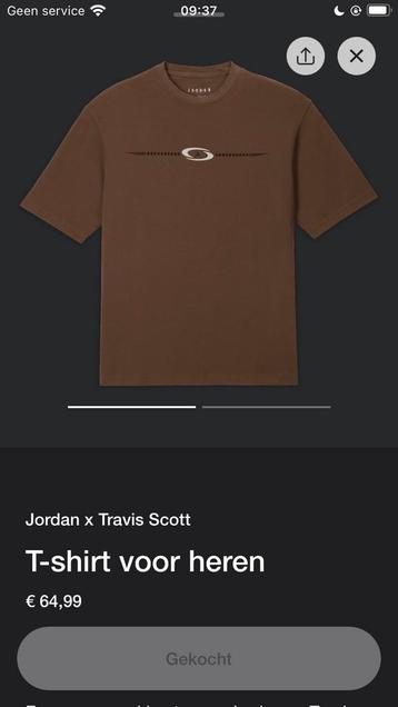 Nike x Travis Scott T-shirt maat M