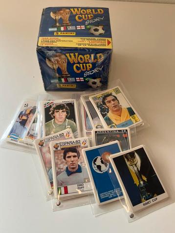 Panini stickers World Cup Story Complete Set Mint + Box 