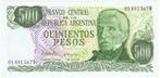 20-652 Argentinie 500 pesos ND, Postzegels en Munten, Bankbiljetten | Amerika, Los biljet, Zuid-Amerika, Verzenden