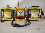 2 PARKSIDE LED Bouwlampen 20W - € 20,- per lamp, Ophalen, Zo goed als nieuw, Minder dan 50 watt, Lamp