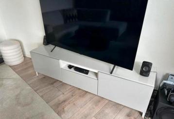 Ikea besta tv meubel 180 cm breed beige zand