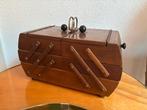 houten vintage naaikistje/opbergdoos, Hobby en Vrije tijd, Naaimachines en Toebehoren, Ophalen of Verzenden, Gebruikt, Overige merken