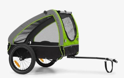Klarfit Husky honden fietskar. Lime / Zwart, Fietsen en Brommers, Fietsaccessoires | Aanhangers en Karren, Zo goed als nieuw, Hondenkar