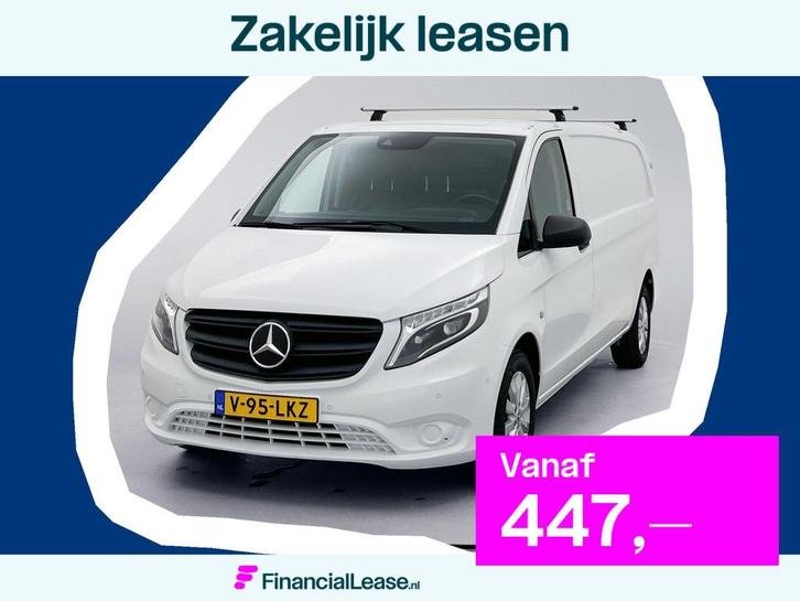 Mercedes-Benz Vito 116 CDI Extra Lang LED L3 Trekhaak Naviga, Auto's, Bestelauto's, Bedrijf, Lease, Financial lease, ABS, Achteruitrijcamera