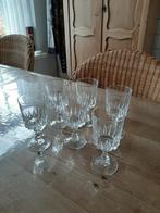 CRISTAL `d ARQUES , LOUVRE - 6 PORT / SHERRY GLAZEN  KRISTAL, Ophalen of Verzenden, Zo goed als nieuw, Overige stijlen, Overige materialen