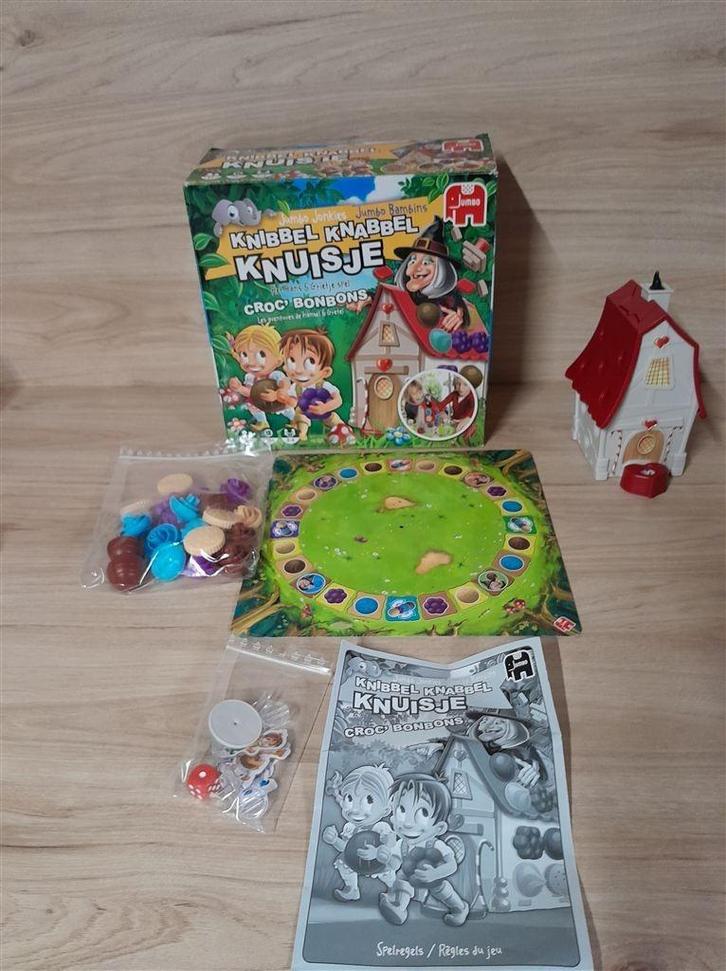 Knibbel knabbel knuisje - s1671, Hobby en Vrije tijd, Gezelschapsspellen | Bordspellen, Zo goed als nieuw, Ophalen of Verzenden