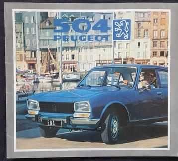 Peugeot 504 brochure 1981 beschikbaar voor biedingen