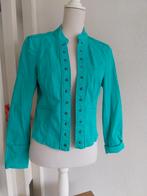 Mint groen spijkerjasje valt als maat S/M Miss Etam, Kleding | Dames, Ophalen of Verzenden, Zo goed als nieuw, Groen