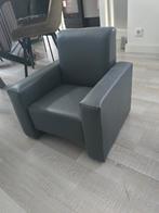 Kinder fauteuil grijs leder, Ophalen of Verzenden, Zo goed als nieuw, Overige typen