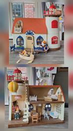 Sylvanian Families vuurtoren,verlicht met roeiboot, Ophalen of Verzenden, Gebruikt, Poppenhuis