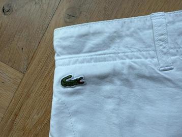 Lacoste Witte Korte Broek | Maat 42 beschikbaar voor biedingen