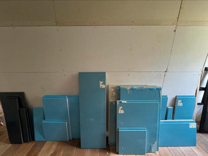 Ikea voxtorp hoogglans beige deuren en ladefronten, Huis en Inrichting, Keuken | Keukenelementen, Zo goed als nieuw, Minder dan 100 cm