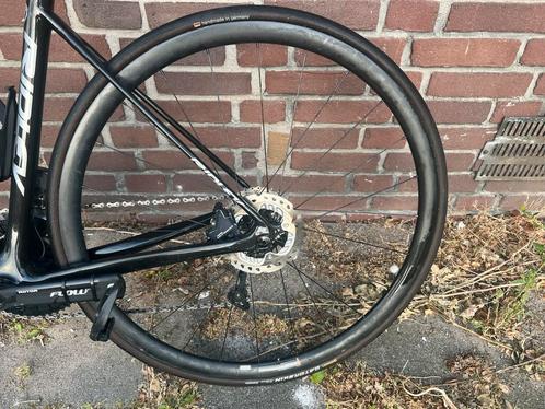 Carbon wielset DISC met DT Swiss straight pull 350 naven, Fietsen en Brommers, Fietsonderdelen, Gebruikt, Ophalen of Verzenden