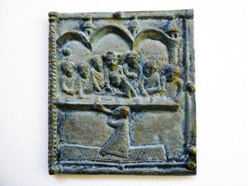 Bronzen San Zeno Verona icoon plaquette Laatste Avondmaal beschikbaar voor biedingen