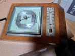 Vintage MOCO barometer I. H. van de Hal hout metaal glas, Ophalen of Verzenden