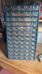 metalen raaco ladekast 60 lades., Ophalen, Gebruikt