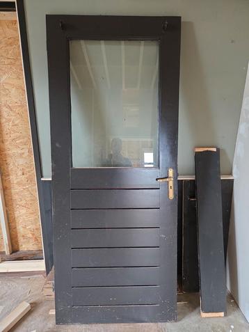 Massief houten deur - 87x211 cm beschikbaar voor biedingen