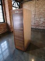 vintage houten archiefkast / rolluikkast, Ophalen