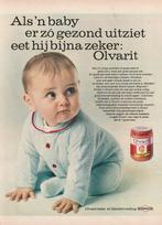 Retro reclame 1968 Nutricia Olvarit gezonde baby, Verzamelen, Verzenden, Overige typen