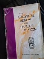 Analytical Hebrew and Chaldee Lexicon - Benjamin Davidson, Boeken, Ophalen of Verzenden, Gelezen, Jodendom