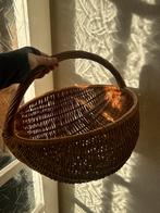 Rieten oogstmand / plukmand, Ophalen of Verzenden, Zo goed als nieuw, Rond, Riet