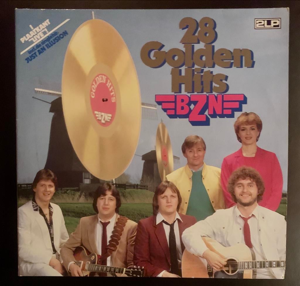 BZN - 28 Golden Hits - Dubbel LP muziek popgroep band, Ophalen of Verzenden, Zo goed als nieuw, 12 inch