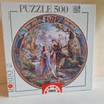 Mooie ronde puzzel 500 stukjes, Hobby en Vrije tijd, Denksport en Puzzels, Ophalen of Verzenden, 500 t/m 1500 stukjes, Zo goed als nieuw