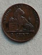België, 2 centimes 1864, Ophalen of Verzenden, België, Losse munt
