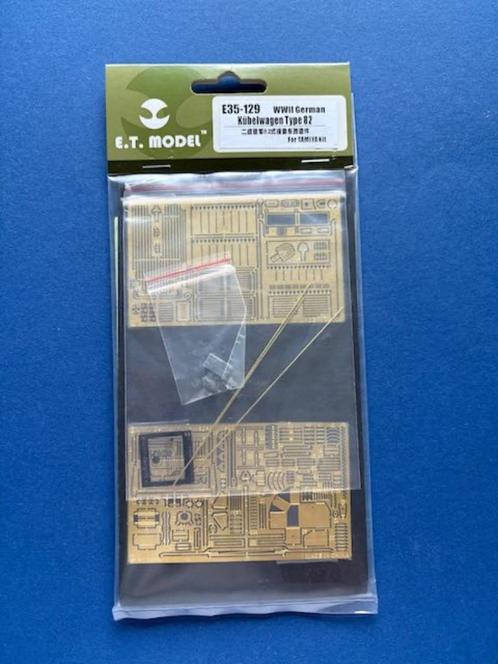 ET model	E35-129	Kübelwagen Type 82 Upgrade Set	1/35, Hobby en Vrije tijd, Modelbouw | Overige, Nieuw, 1:32 tot 1:50, Verzenden