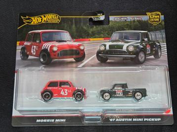 Hotwheels Premium " Mini Cooper set 2 pack " 1:64 AANBIEDING beschikbaar voor biedingen