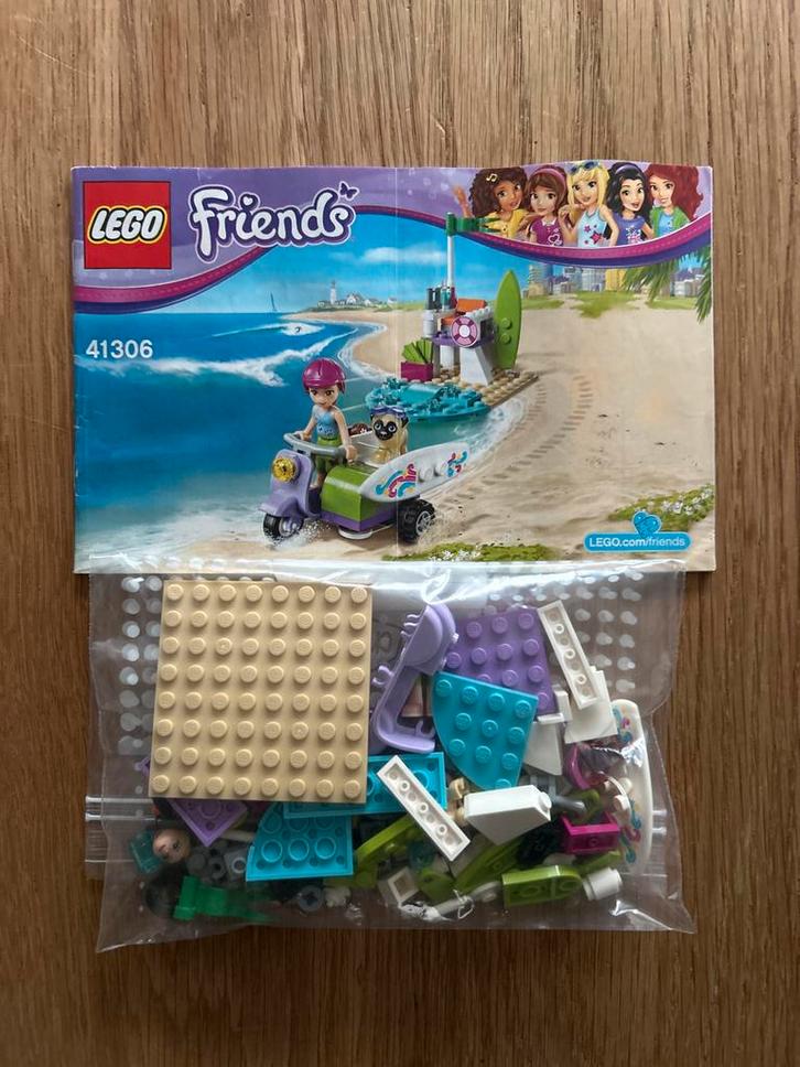 Lego Friends 41306 Mia's Beach Scooter - Compleet, Kinderen en Baby's, Speelgoed | Duplo en Lego, Zo goed als nieuw, Lego, Complete set