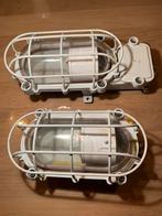 2 nieuwe industriële vintage wandverlichting., Ophalen of Verzenden, Nieuw, Vintage industrieel. Licht grijs.