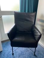 Montis design fauteuil CHARLY zwart leer in nieuwstaat!, Huis en Inrichting, Modern design, Ophalen of Verzenden, Zo goed als nieuw