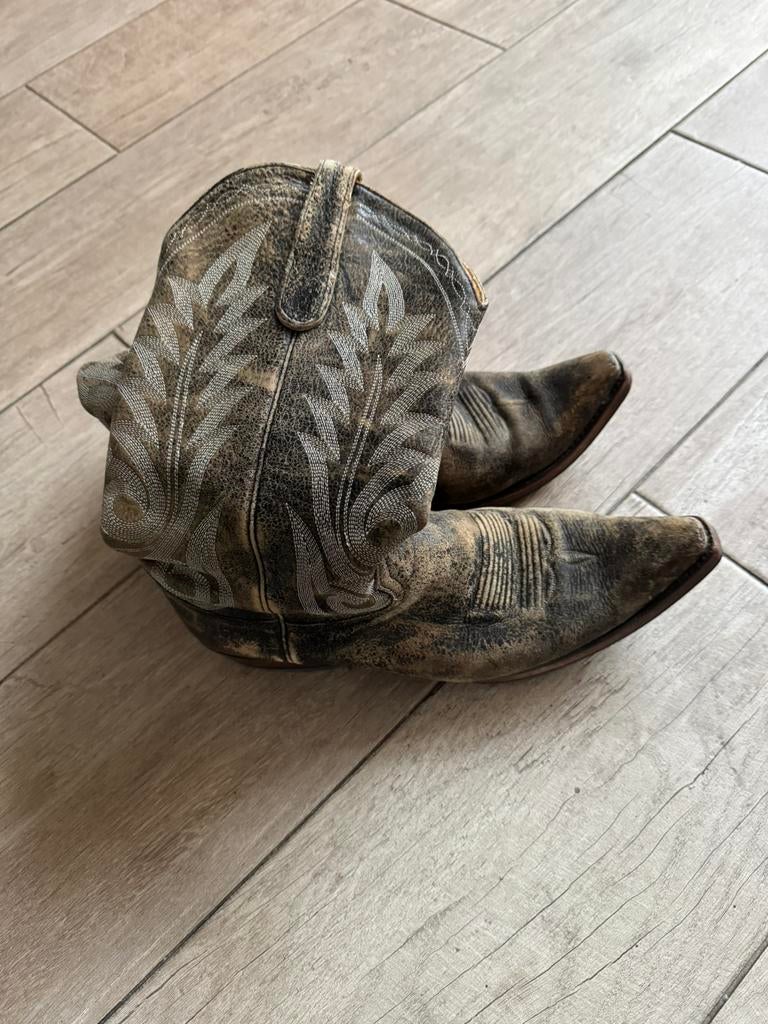 Western laarzen Old Gringo made in Mexico 41, Kleding | Dames, Schoenen, Hoge laarzen, Bruin, Ophalen of Verzenden, Gedragen