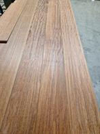 37M2 merbau hardhouten Duo-plank vloerdelen, Doe-het-zelf en Verbouw, Plank, Gebruikt, Ophalen of Verzenden, Overige houtsoorten