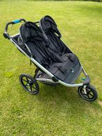 THULE Urban Glide 2 Double Jet Black, Kinderen en Baby's, Kinderwagens en Combinaties, Ophalen, Zo goed als nieuw, Overige merken