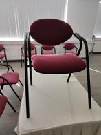 Stoeltjes voor de spreekkamer., Ophalen, Gebruikt, Metaal, Vijf, Zes of meer stoelen