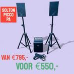 Solton picco Aktieve Geluidsset., Ophalen of Verzenden, Gebruikt, 500 tot 1000 watt, P.A.