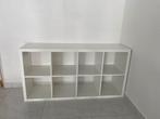 2x Hoogglans Kallax 8 vaks open kast vakkenkast 4x2 wit ZGAN, Ophalen, 5 laden of meer, 50 tot 100 cm, Zo goed als nieuw