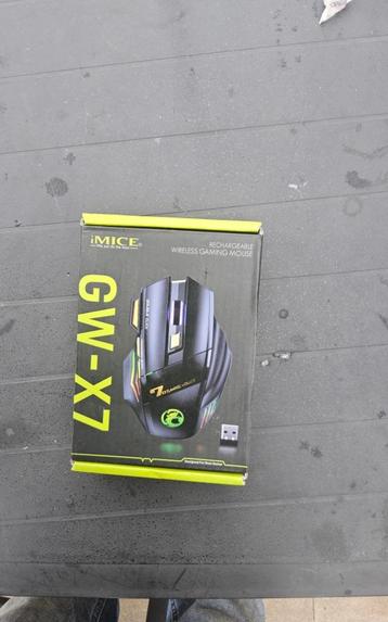 iMice GW-X7 Draadloze Gaming Muis | Bluetooth & 2.4G USB | O beschikbaar voor biedingen