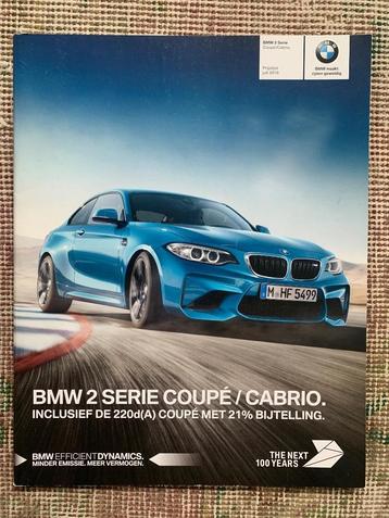 Nederlandse prijslijst BMW 2-serie coupe - cabrio 2016 nieuw beschikbaar voor biedingen