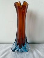Uitverkoop! Murano vaas rood blauw, Antiek en Kunst, Ophalen of Verzenden